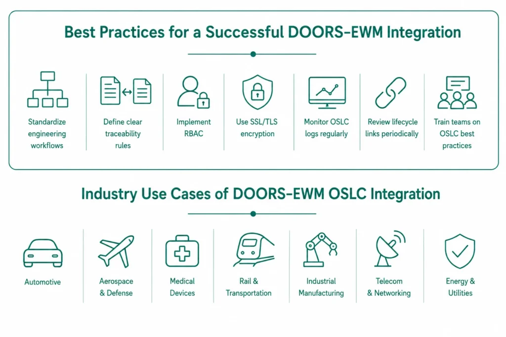 Best Practices for a Successful DOORS-EWM Integration