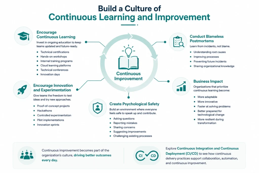 Build a Culture of Continuous Learning and Improvement