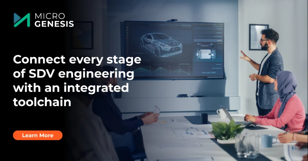 Connect every stage of SDV engineering with an integrated toolchain