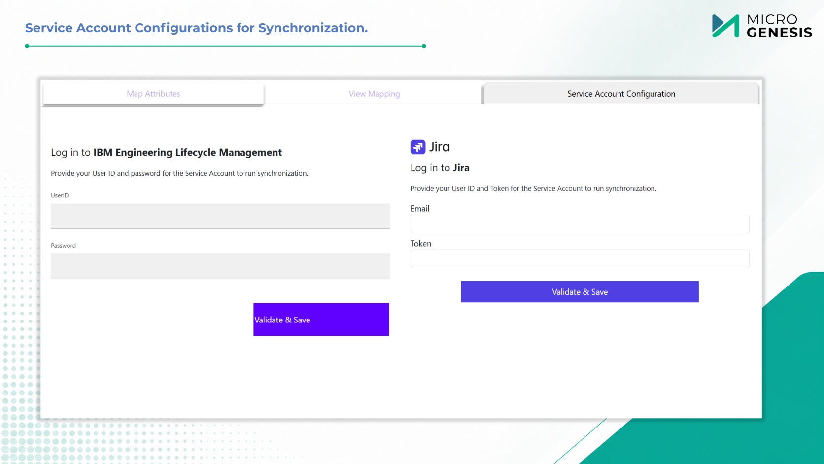 Service Account Configuration